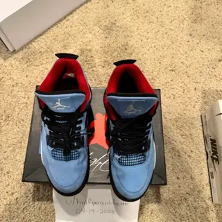 Jordan 4 Travis Scott size 10.5m: $600 invoiced and shipped obo