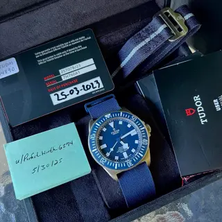Tudor Pelagos Blue 2023 Ref 25707 42mm Full Kit $2850 net to me