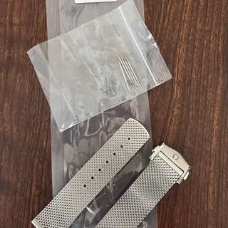 New unworn OEM Omega 21mm mesh shark milanese bracelet