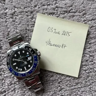 Rolex GMT Master II - Blue/Black - 116710BLNR - Batman