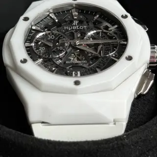 Hublot Orlinski White Ceramic 525.HI.0170.RW.ORL21 - Full Set, Exceptional Offering!