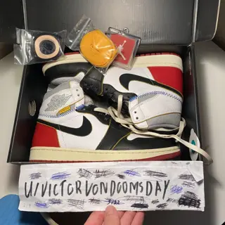 Jordan 1 Union Black Toe US9 used OG all $550
