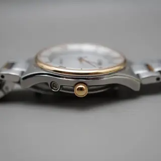 Citizen Collection ES0002-57A Rose Gold Two Tone Solar Quartz Ladies Watch - $75