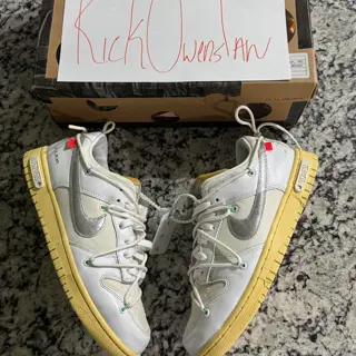 Nike Dunk Off White Lot 01 Of 50 Size 9 $450 shipped