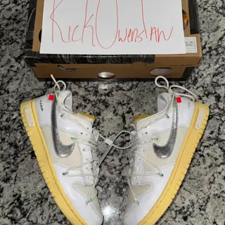 Nike Dunk Off White Lot 01 Of 50 Size 9 $450 shipped