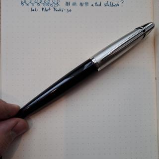 Waterman Edson Black Diamond Limited Edition 18k M nib
