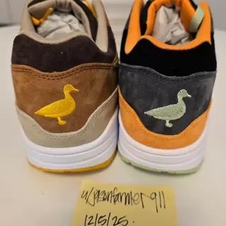 US11 Nike Air Max 1 PRM Ugly Duckling Pecan & Honeydew Pack $360 Shipped OBO