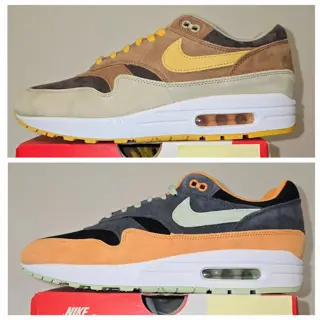 US11 Nike Air Max 1 PRM Ugly Duckling Pecan & Honeydew Pack $360 Shipped OBO