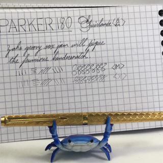 Slim stunner: Parker 180 “Guirlande” <X|M> (B-)