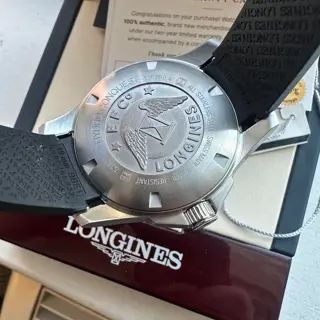 Longines Hydroconquest 39mm - Black Dial - Brand New