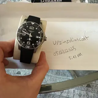 Longines Hydroconquest 39mm - Black Dial - Brand New