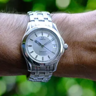 Omega Seamaster Automatic Silver Wave Dial w/ Original Card & Booklets PRICED TO FLY at $1150 SHIPPED!