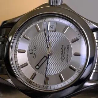 Omega Seamaster Automatic Silver Wave Dial w/ Original Card & Booklets PRICED TO FLY at $1150 SHIPPED!