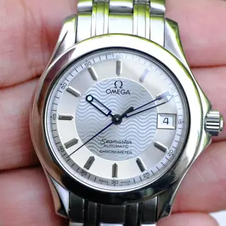 Omega Seamaster Automatic Silver Wave Dial w/ Original Card & Booklets PRICED TO FLY at $1150 SHIPPED!