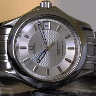 Omega Seamaster Automatic Silver Wave Dial w/ Original Card & Booklets PRICED TO FLY at $1150 SHIPPED!