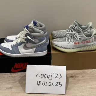 Air Jordan 1 Retro High OG hyper Royal [230€] & Adidas Yeezy boost 350 V2 [150€] Both US10