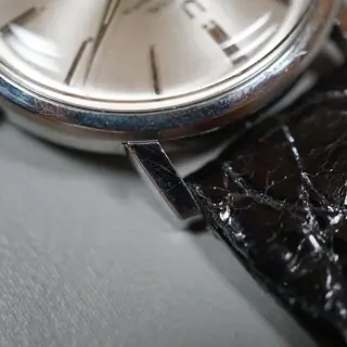 Universal Geneve Polerouter 20375-1 Cal. 68 Silver Microrotor Automatic Watch - $720