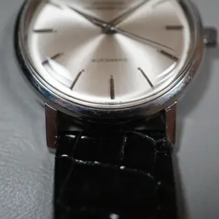 Universal Geneve Polerouter 20375-1 Cal. 68 Silver Microrotor Automatic Watch - $720