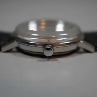Universal Geneve Polerouter 20375-1 Cal. 68 Silver Microrotor Automatic Watch - $720