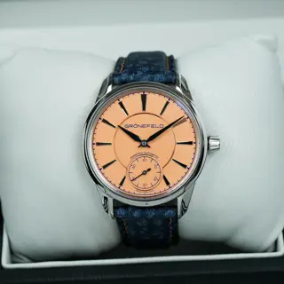 Gronefeld 1941 Principia 39.5mm SS Salmon Dial Complete