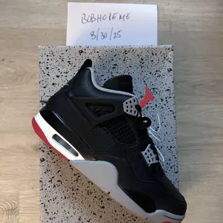 Jordan 4 Bred Reimagined sz 8M $215 Shipped DS