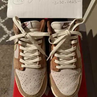 Nike Dunk Low “Medium Curry” size 10.5 used $100 shipped/invoiced