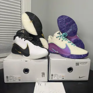 LeBron 22 mogul Sz 11 DS $100 LeBron 22 frozen grapes Sz 10.5 DS $150