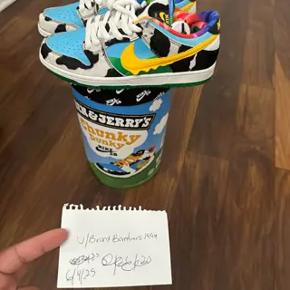 Sz 8.5 chunky dunk special box with defects & missing accessories $800