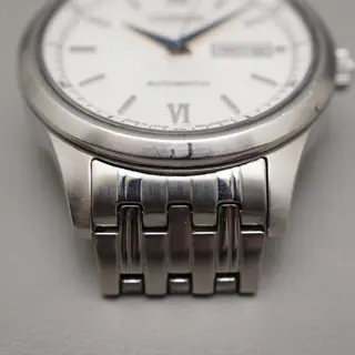 Citizen Collection NY4050-54A Silver Textured Dial Automatic Watch READ - $95
