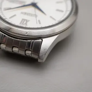 Citizen Collection NY4050-54A Silver Textured Dial Automatic Watch READ - $95