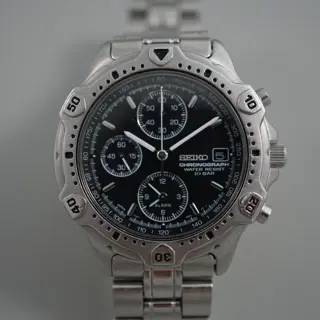 Seiko 7T62-0DR0 Speedtimer Quartz Chronograph Original Bracelet - $135