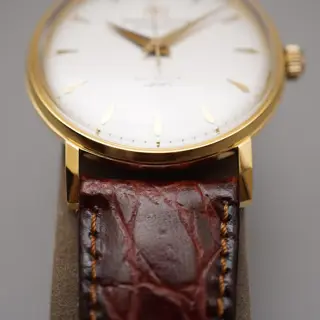Vintage Orient Star WZ0041NW Gold Tone Dynamic White Dial 33mm Mechanical Watch - $195