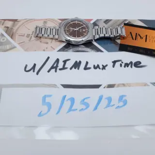 Longines Conquest 41mm Automatic with Chocolate/Coffee Brown Dial! Complete Set