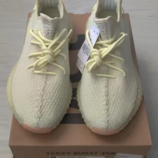 DS Yeezy 350 V2 (Butter) Sz 9.5M - $170 // Worn Yeezy Slides (Dark Onyx) Sz 10M - $100