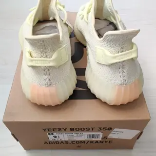 DS Yeezy 350 V2 (Butter) Sz 9.5M - $170 // Worn Yeezy Slides (Dark Onyx) Sz 10M - $100