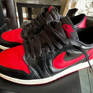 Jordan 1 low Bred 2015, military blue 4, Cherry 12s, terminator high, Corporate air ships, size 10.5-11