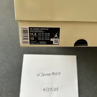 Jordan 4 SB Navy Size 11.5 DS $325 Shipped
