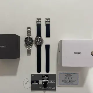 Seiko Prospex SBDN075 JDM Model (SNE573 U.S. model equivalent) and SBDN005 - Solar Quartz - Box & Papers Included - CONUS Shipping Included
