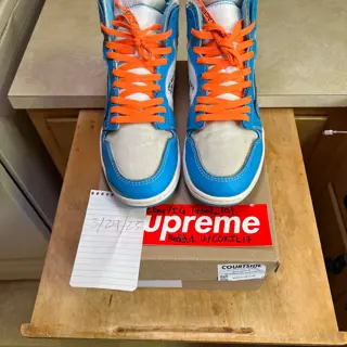 *PRICE DROP* Pre-Owned - Size 11 - Off White Jordan 1 - UNC - {$750}