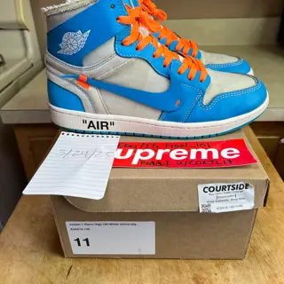 *PRICE DROP* Pre-Owned - Size 11 - Off White Jordan 1 - UNC - {$750}
