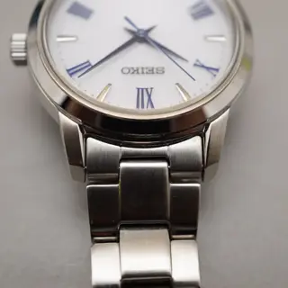 Seiko Selection STPX047 V131 White Roman Numeral Dial Ladies Solar Quartz Watch - $85