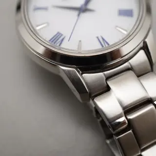 Seiko Selection STPX047 V131 White Roman Numeral Dial Ladies Solar Quartz Watch - $85