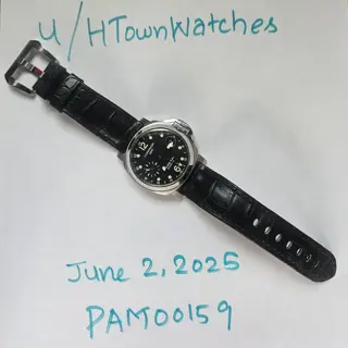 Panerai PAM00159 Luminor GMT 40mm. Fullset with papers, box, tools. In excellent condition. This Panerai is perfect for every occasion formal or otherwise. $4,400 + free FedEx 2 day for US (except HI and AK)