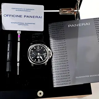 Panerai PAM00159 Luminor GMT 40mm. Fullset with papers, box, tools. In excellent condition. This Panerai is perfect for every occasion formal or otherwise. $4,400 + free FedEx 2 day for US (except HI and AK)