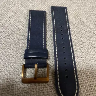 Christopher Ward 22mm - Canvas Webbing Strap (Bronze Buckle) $50 Shipped CONUS