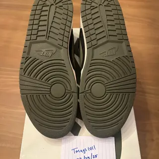 Jordan 1 Low x Travis Scott ‘Olive’ - Size 11M (12.5W), used. $850 shipped.
