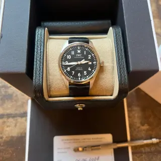 IWC MARK XX Black 2024 Full Set + Yellow Rubber Strap