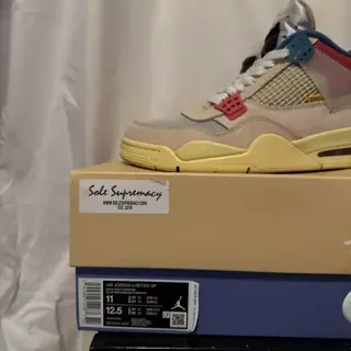 size 11 Union Jordan 4 Guava lightly used $550 shipped OBO