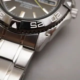 Seiko 5 Sports SNZB23J1 7S36 Black Dial Automatic Watch Made in Japan READ - $120