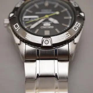 Seiko 5 Sports SNZB23J1 7S36 Black Dial Automatic Watch Made in Japan READ - $120